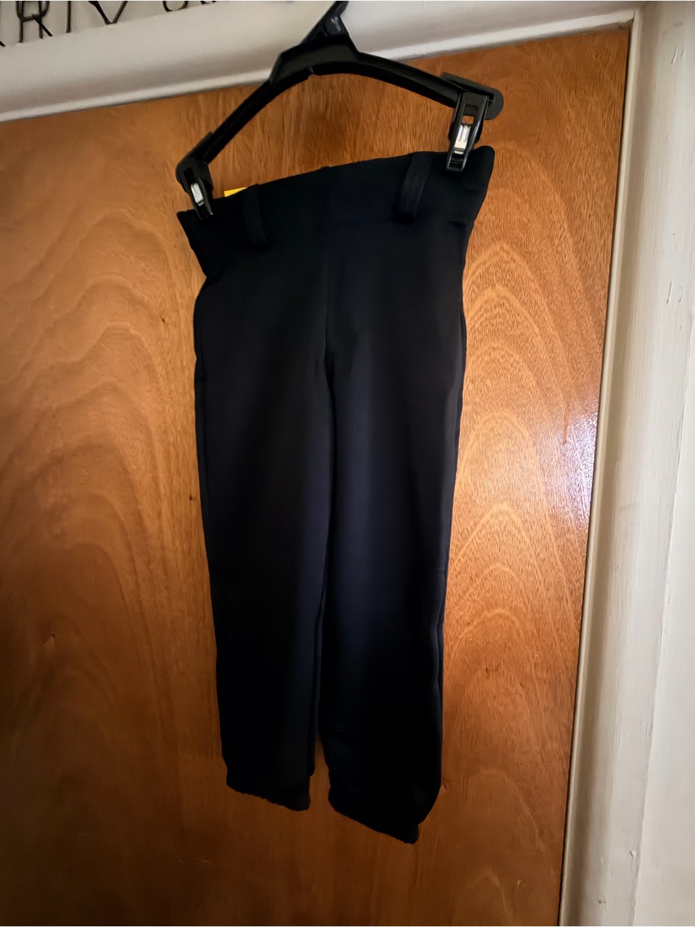 Easton Black Baseball Pants Kids Xsmall